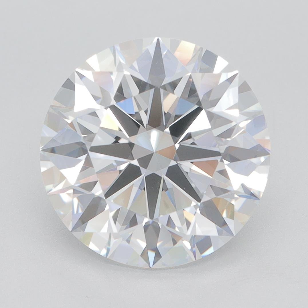 4.53ct F IF Rare Carat Ideal Cut Round Lab Grown Diamond