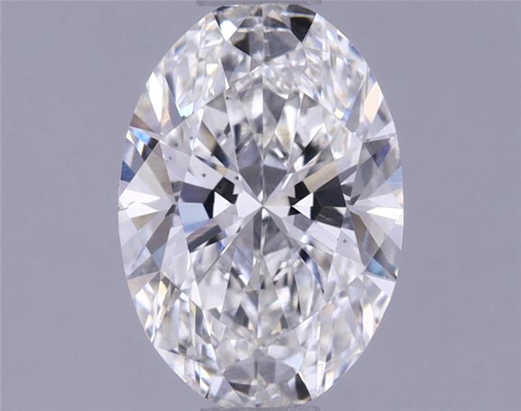 0.73ct F VS2 Rare Carat Ideal Cut Oval Lab Grown Diamond