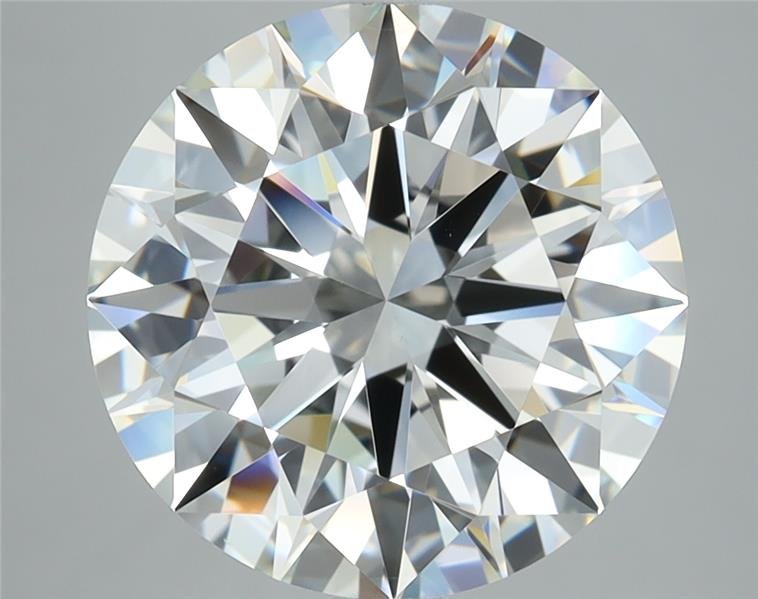 5.05ct I VVS2 Rare Carat Ideal Cut Round Diamond