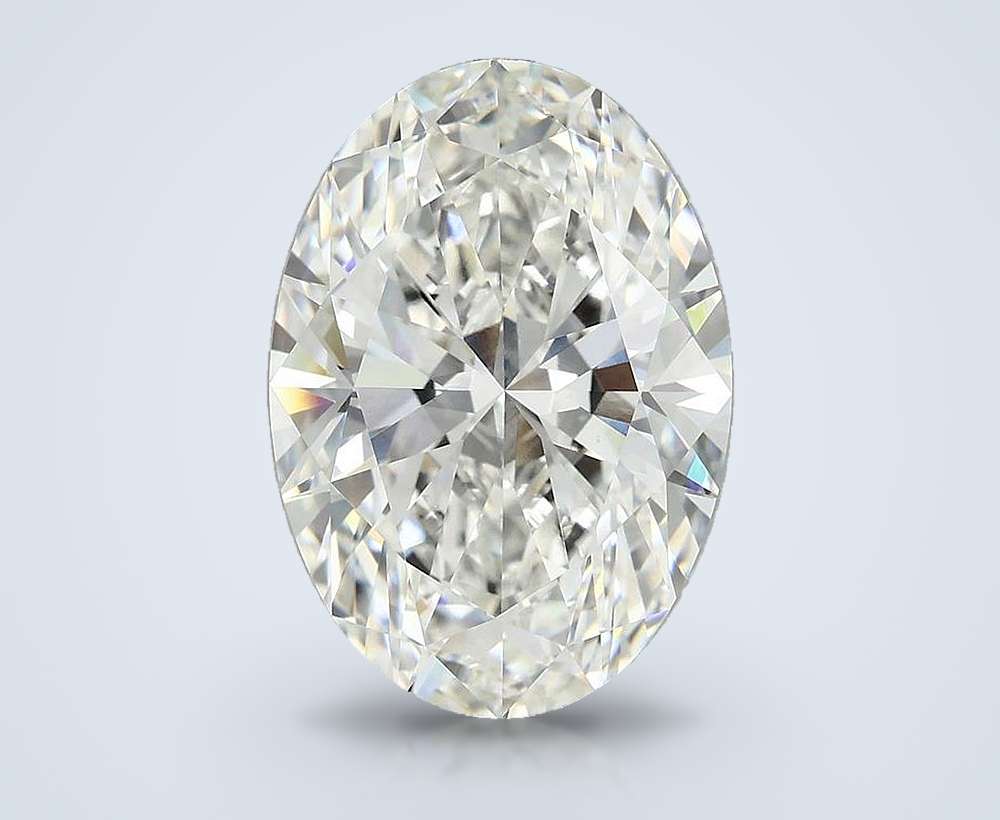 8.18 Carat Oval Lab Diamond
