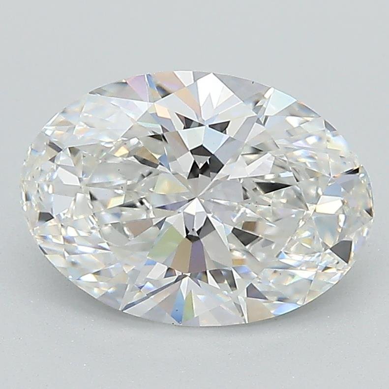 2.08ct E VS1 Rare Carat Ideal Cut Oval Lab Grown Diamond