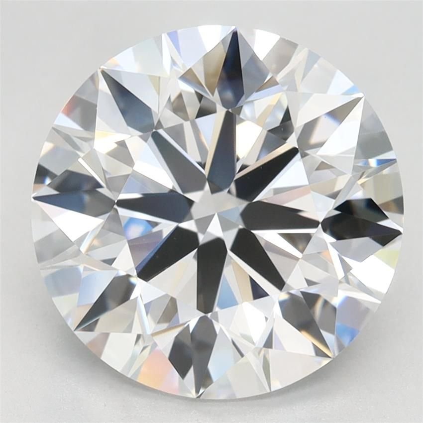 4.01ct D VVS1 Rare Carat Ideal Cut Round Lab Grown Diamond