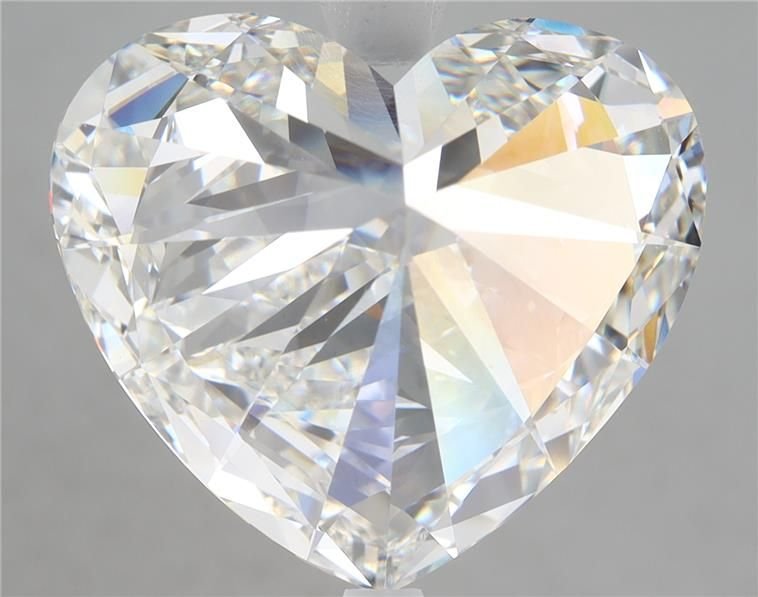 11.02ct F VS1 Rare Carat Ideal Cut Heart Lab Grown Diamond