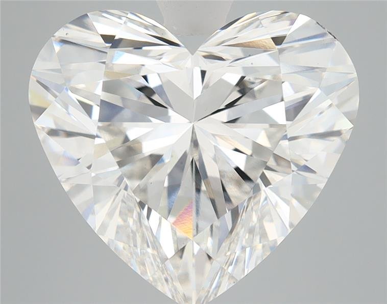 7.26ct F VS1 Rare Carat Ideal Cut Heart Lab Grown Diamond