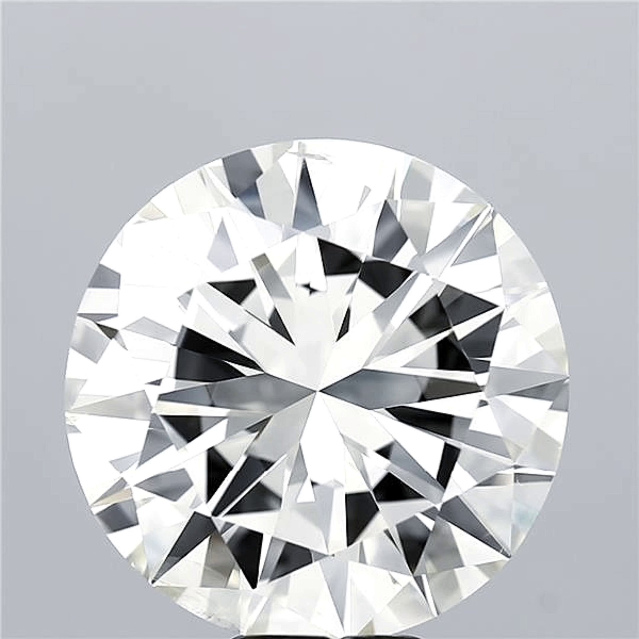 10.04ct K SI1 Very Good Cut Round Diamond