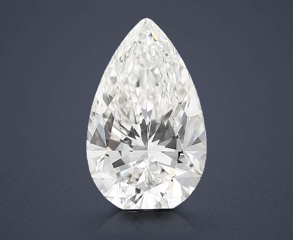 4.61 Carat Pear Lab Diamond