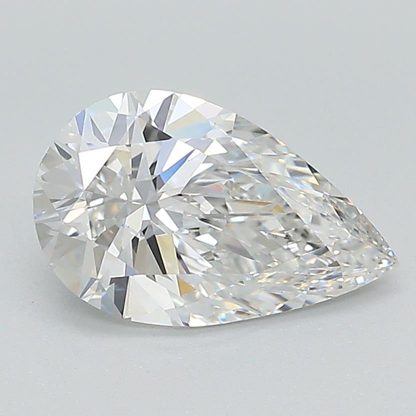 1.58ct E VS1 Rare Carat Ideal Cut Pear Lab Grown Diamond