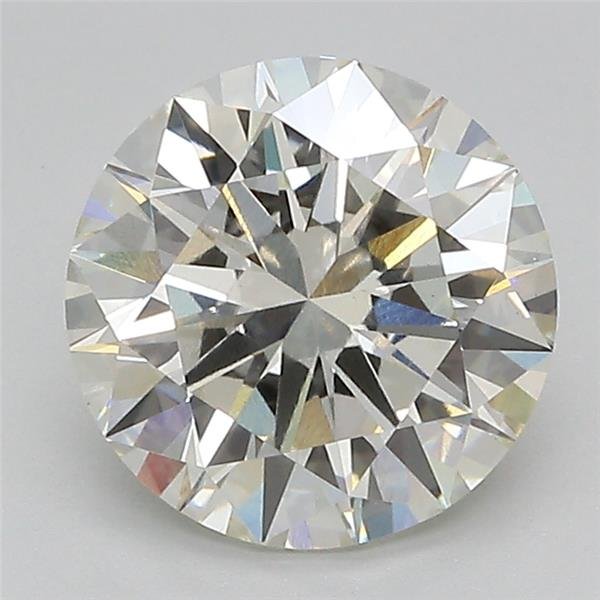 2.63ct J VS1 Excellent Cut Round Lab Grown Diamond