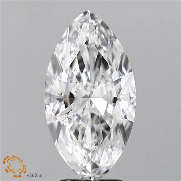 3.01ct D SI2 Excellent Cut Marquise Diamond