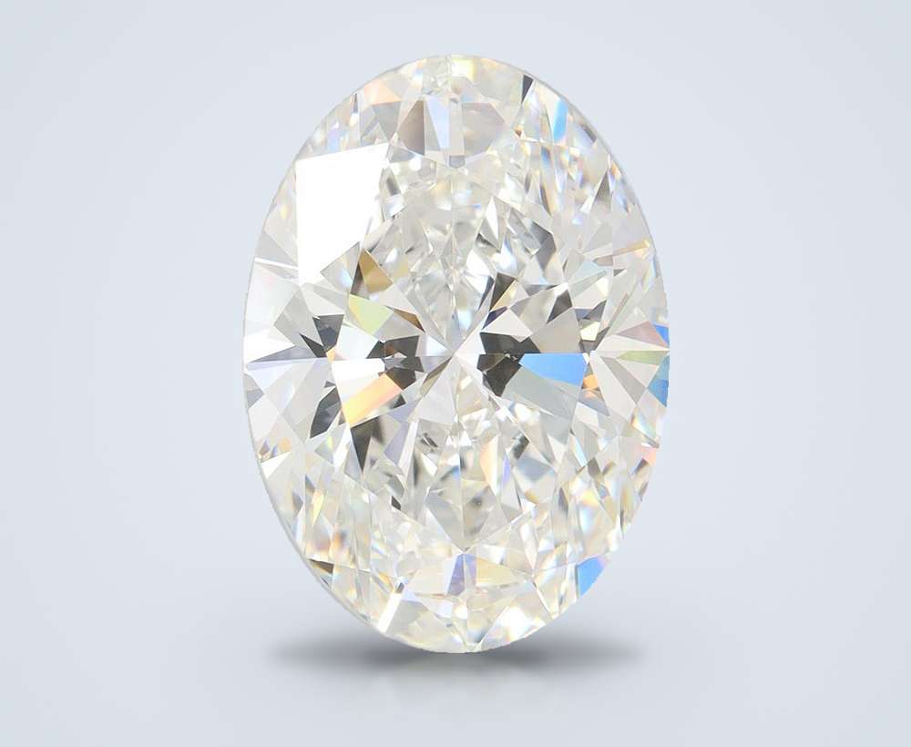 6.83 Carat Oval Lab Diamond