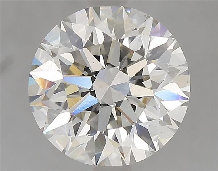 3.03ct H VS2 Excellent Cut Round Lab Grown Diamond