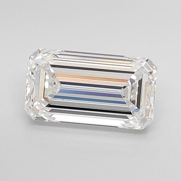 2.16ct E VVS2 Excellent Cut Emerald Lab Grown Diamond