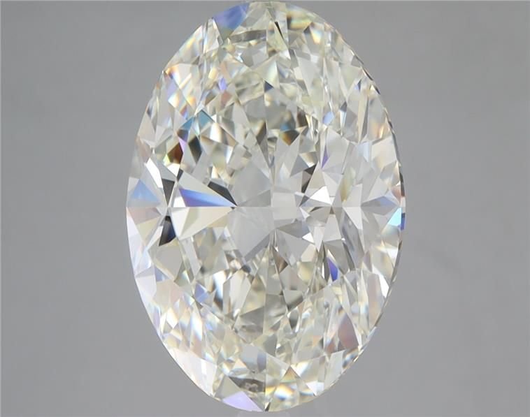 5.08ct K VVS2 Rare Carat Ideal Cut Oval Diamond