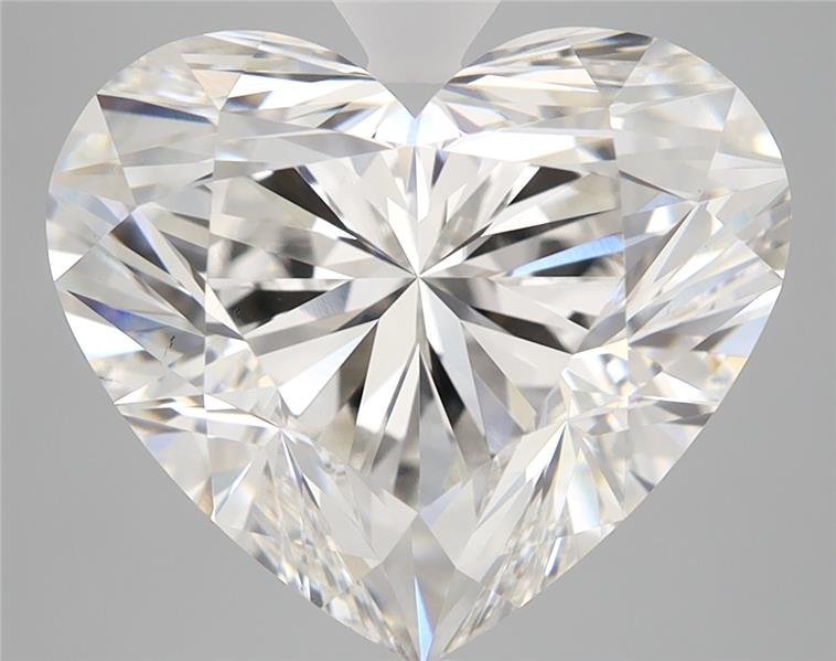 7.37ct F VS1 Rare Carat Ideal Cut Heart Lab Grown Diamond