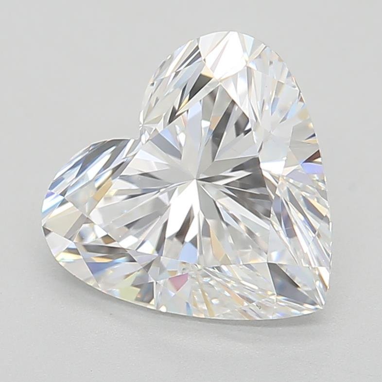 1.54ct E VS1 Rare Carat Ideal Cut Heart Lab Grown Diamond