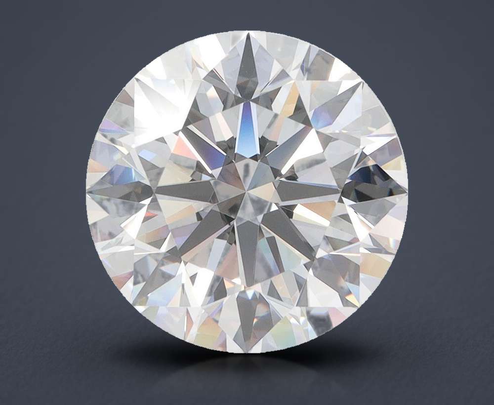 5.74 Carat Round Lab Diamond
