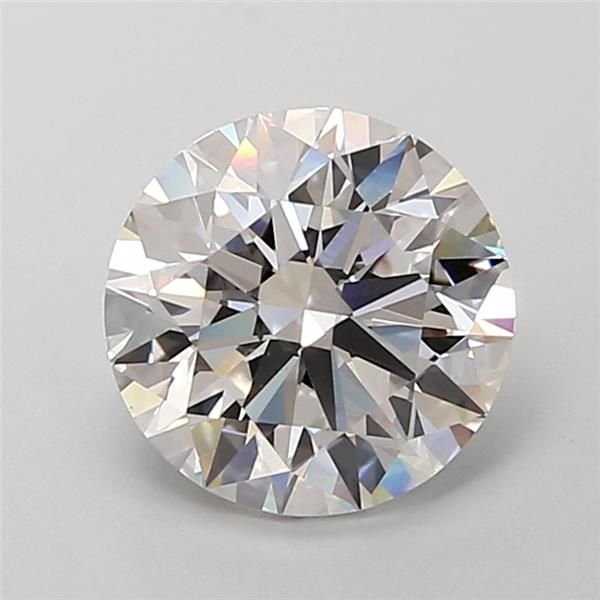2.70ct E VVS2 Excellent Cut Round Lab Grown Diamond