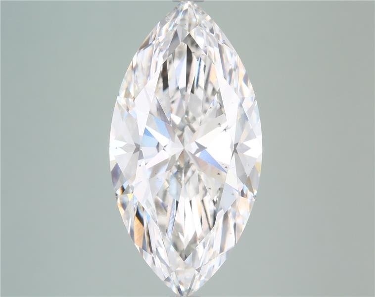 5.05ct H VS2 Rare Carat Ideal Cut Marquise Lab Grown Diamond