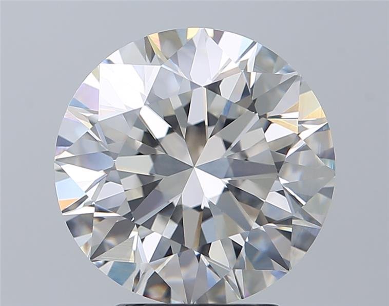 4.01ct E VVS2 Rare Carat Ideal Cut Round Diamond
