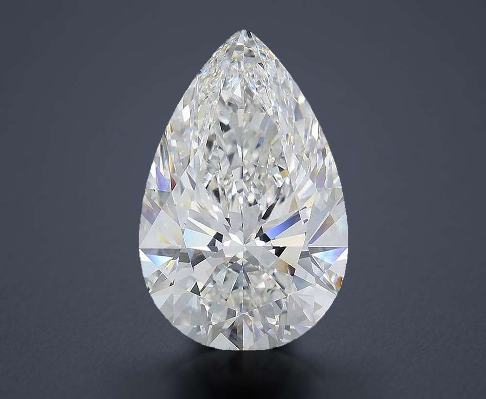 12.50 Carat Pear Lab Diamond