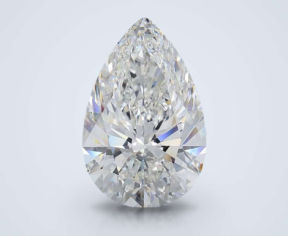12.50 Carat Pear Lab Diamond