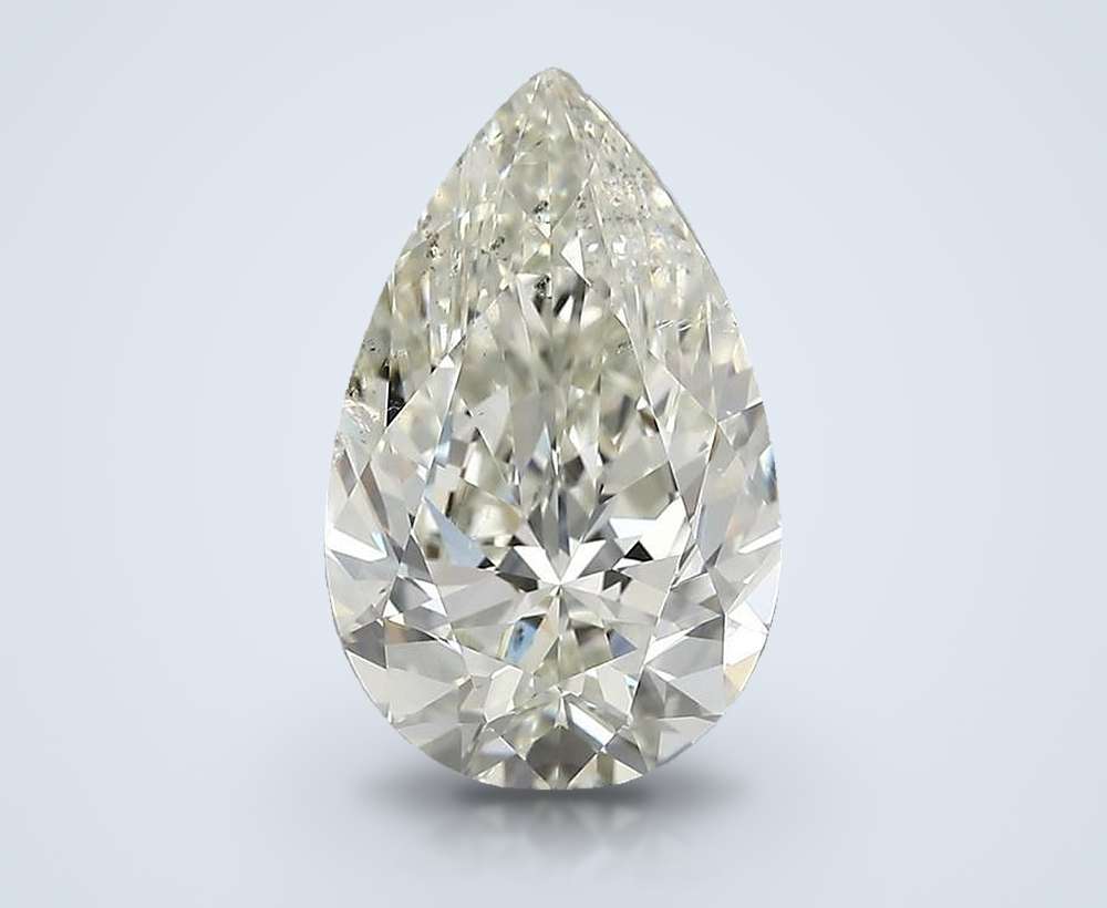 4.01 Carat Pear Natural Diamond
