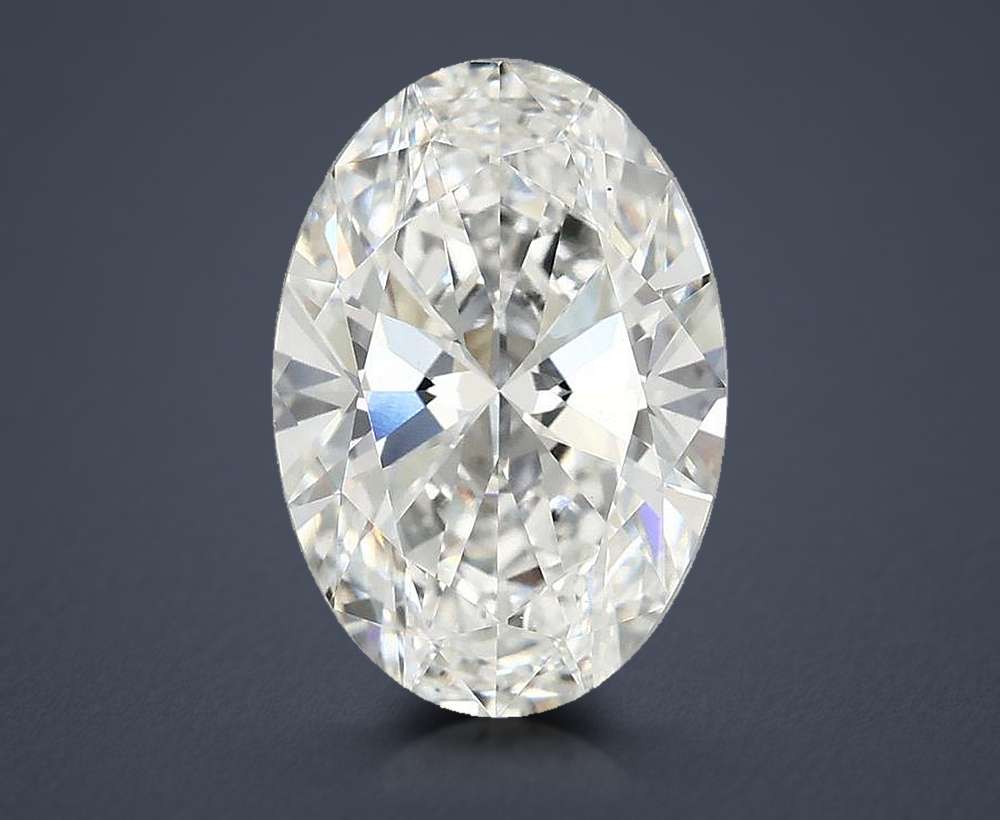 3.52 Carat Oval Lab Diamond