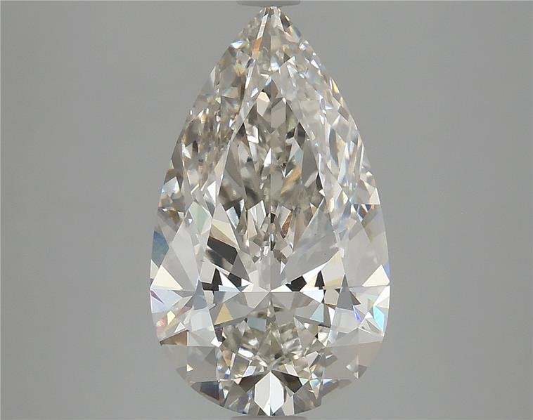 4.06ct I VS1 Rare Carat Ideal Cut Pear Lab Grown Diamond