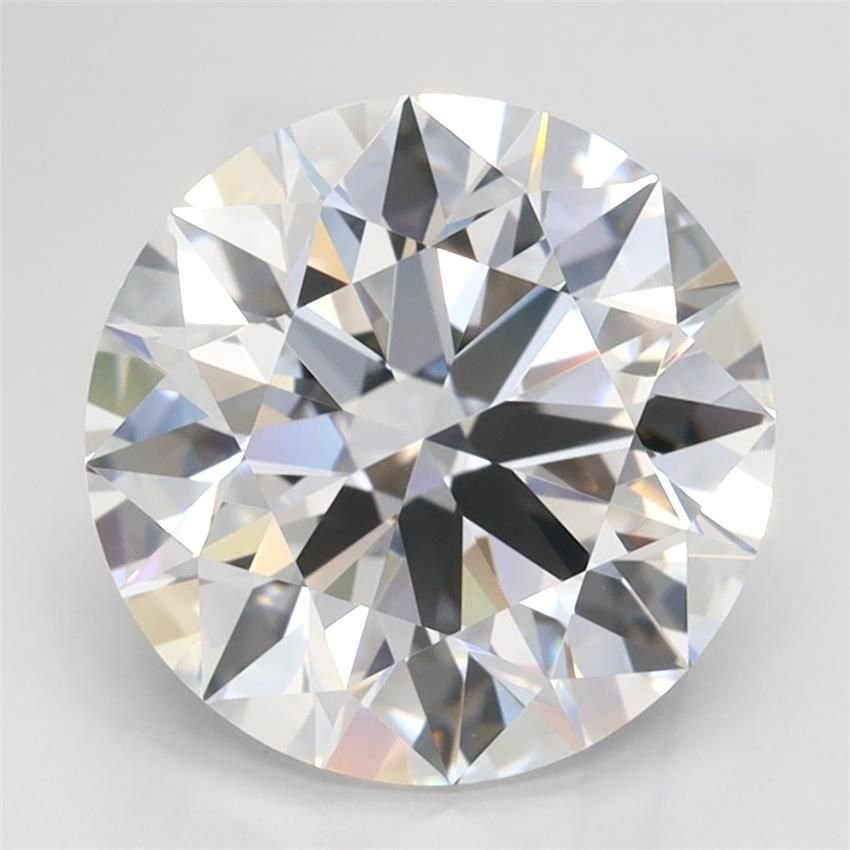 3.06ct D IF Rare Carat Ideal Cut Round Lab Grown Diamond