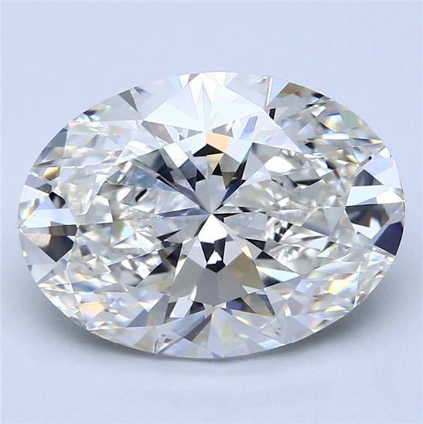 6.56ct G VVS2 Rare Carat Ideal Cut Oval Lab Grown Diamond