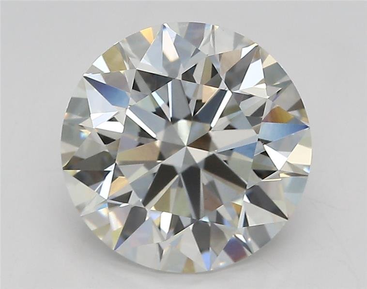 3.11ct G VVS2 Rare Carat Ideal Cut Round Lab Grown Diamond