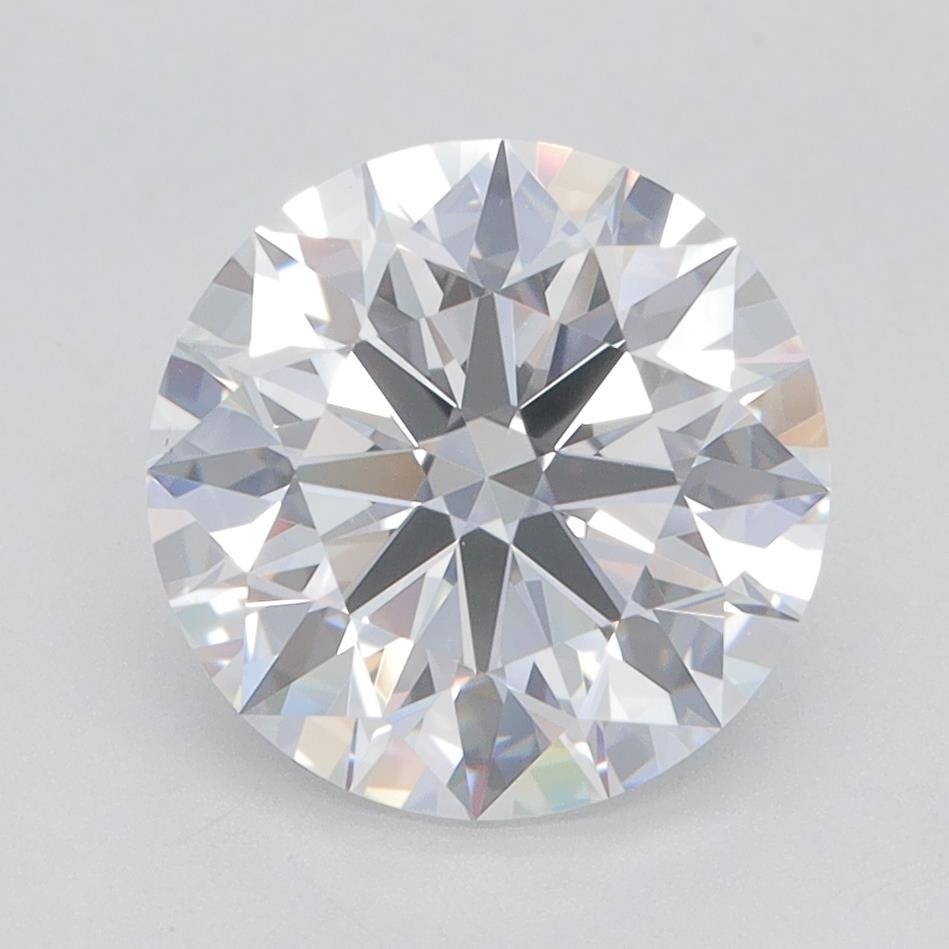 2.79ct D VVS2 Rare Carat Ideal Cut Round Lab Grown Diamond