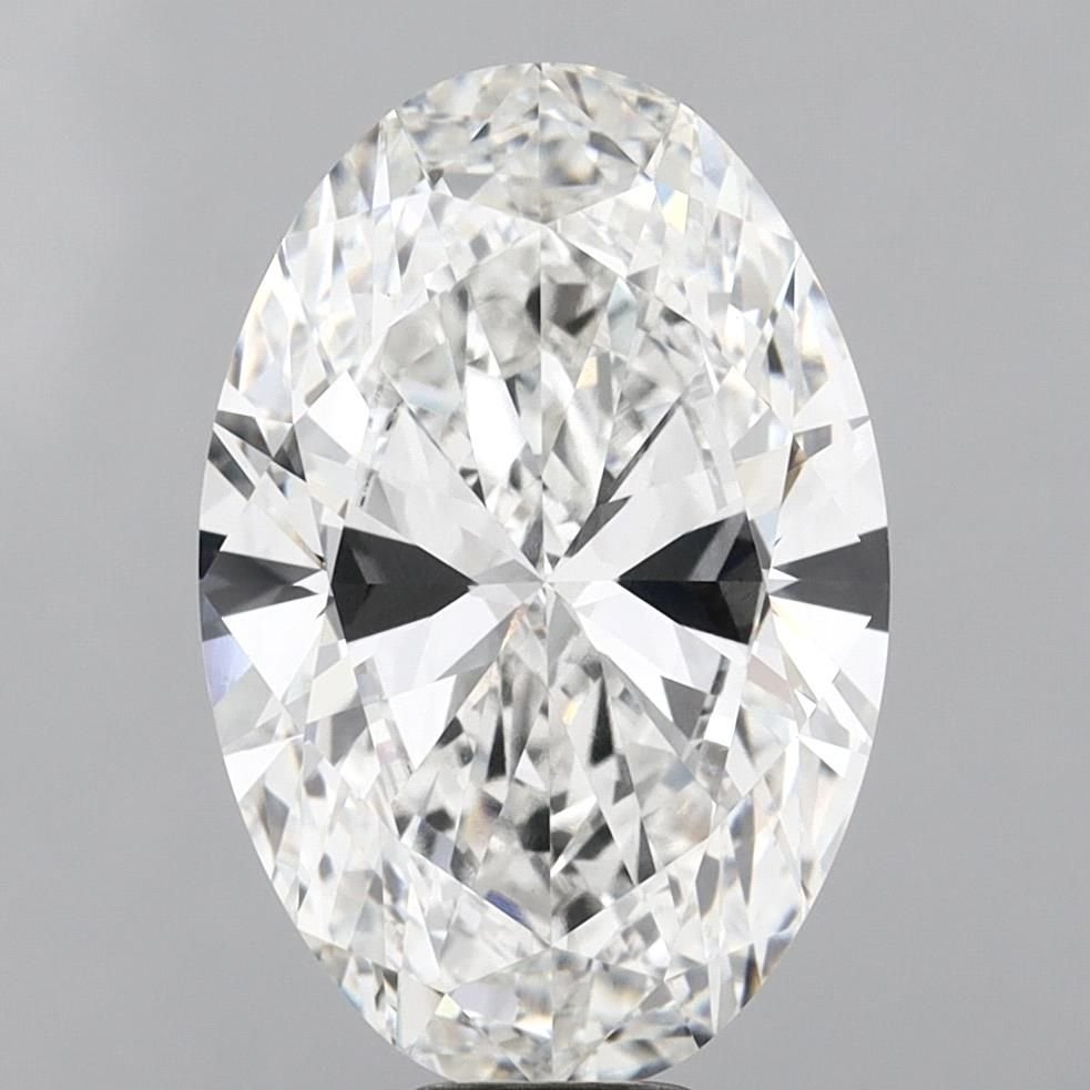 12.02ct F VVS2 Very Good Cut Oval Lab Grown Diamond