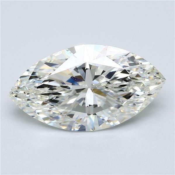 5.09ct K VS2 Rare Carat Ideal Cut Marquise Diamond