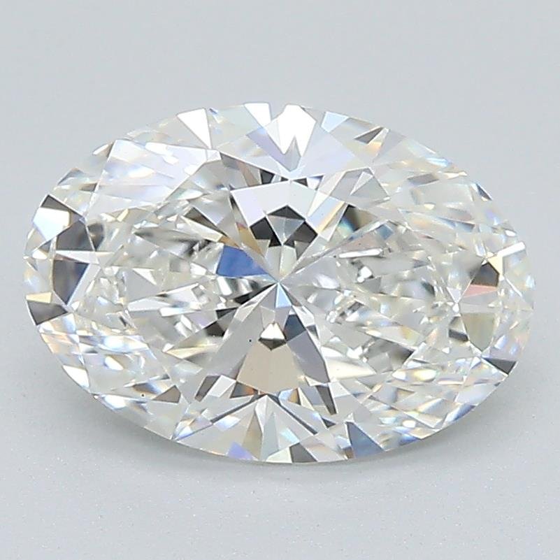 2.09ct F VS1 Rare Carat Ideal Cut Oval Lab Grown Diamond