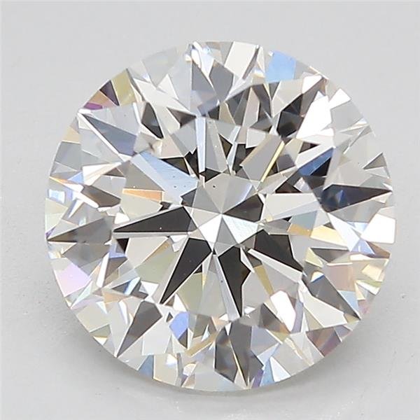 3.15ct F VS1 Rare Carat Ideal Cut Round Lab Grown Diamond