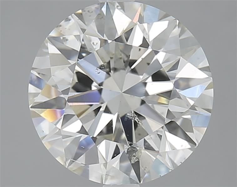 3.51ct H SI2 Rare Carat Ideal Cut Round Diamond
