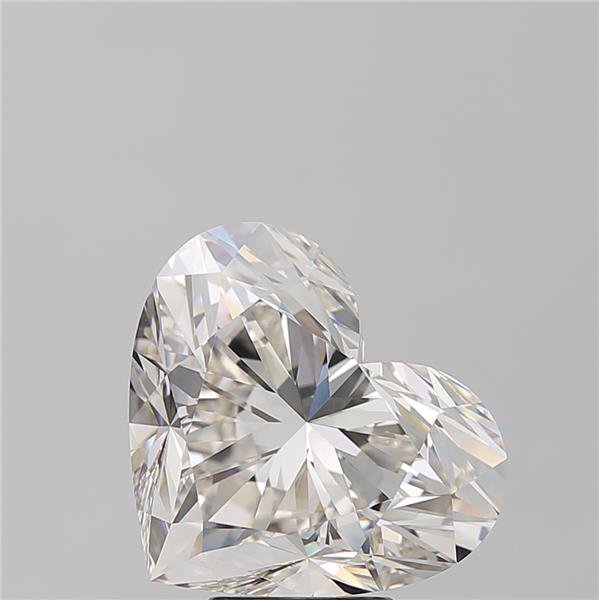 7.05ct J IF Rare Carat Ideal Cut Heart Diamond