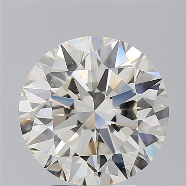 4.01ct K SI1 Rare Carat Ideal Cut Round Diamond