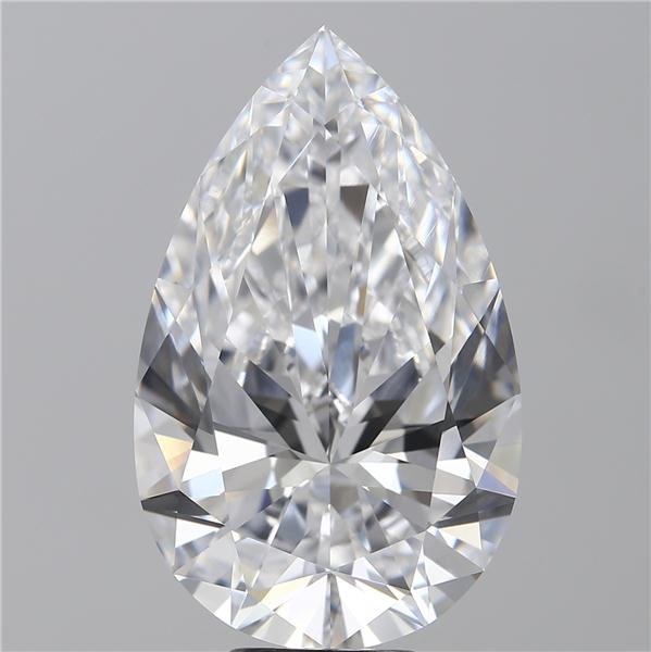 8.17ct D VVS2 Rare Carat Ideal Cut Pear Diamond