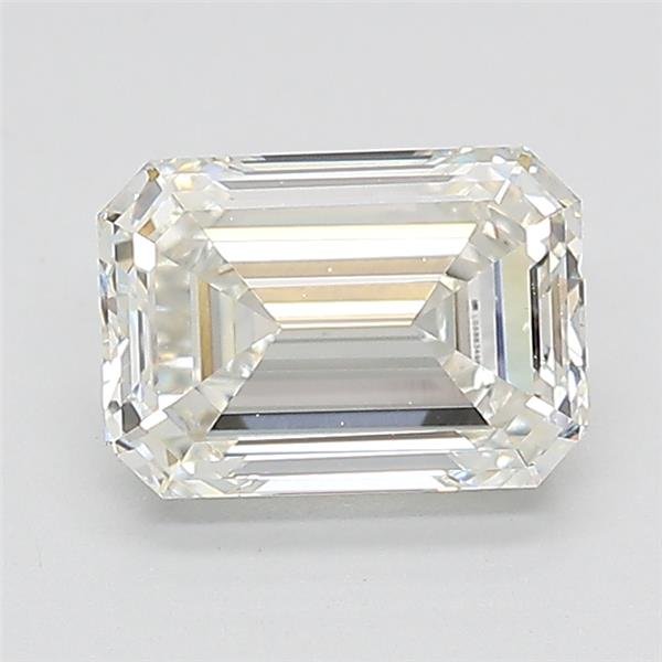 1.53ct G VVS2 Rare Carat Ideal Cut Emerald Lab Grown Diamond