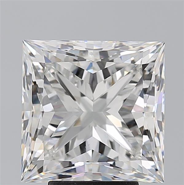 5.35ct G SI1 Rare Carat Ideal Cut Princess Diamond
