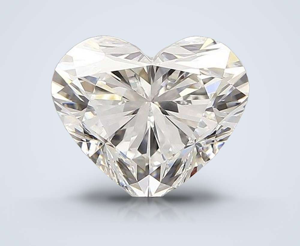4.00 Carat Heart Natural Diamond