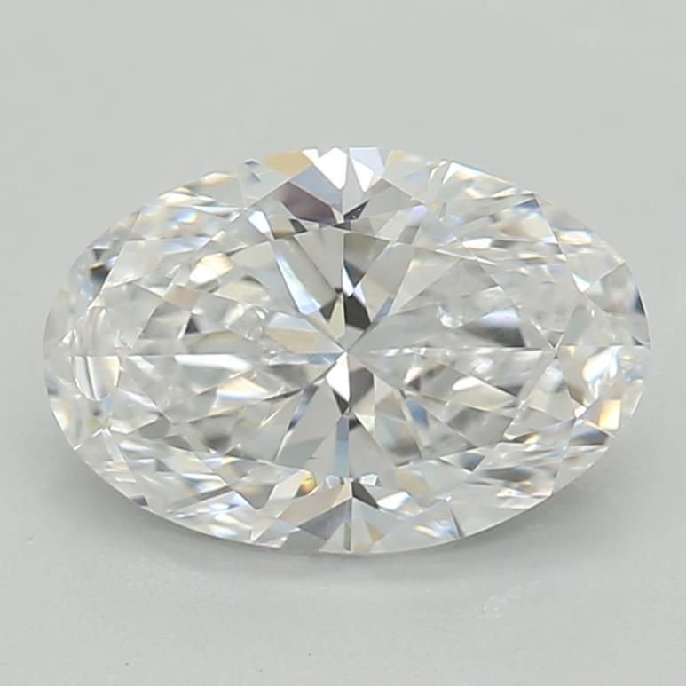 0.73ct D VS1 Rare Carat Ideal Cut Oval Lab Grown Diamond