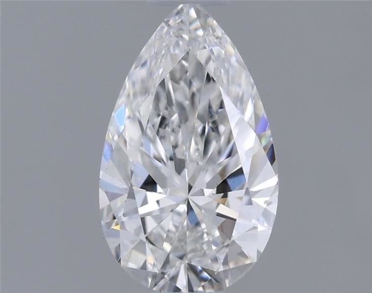 0.57ct E VS2 Rare Carat Ideal Cut Pear Lab Grown Diamond