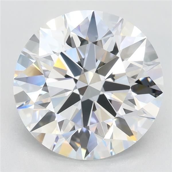 2.97ct E VVS1 Rare Carat Ideal Cut Round Lab Grown Diamond