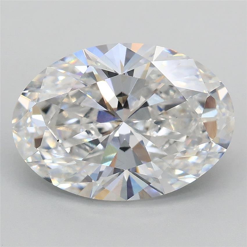3.59ct D VS1 Rare Carat Ideal Cut Oval Lab Grown Diamond