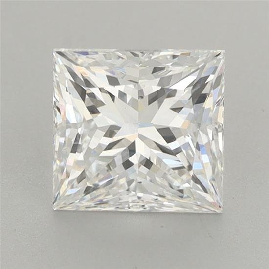 1.91ct E VS2 Very Good Cut Princess Lab Grown Diamond