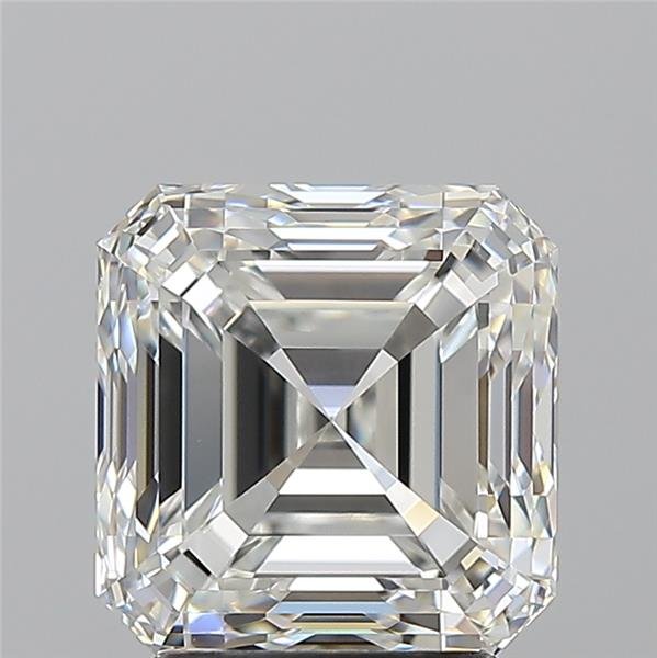 3.01ct H VVS2 Very Good Cut Asscher Diamond