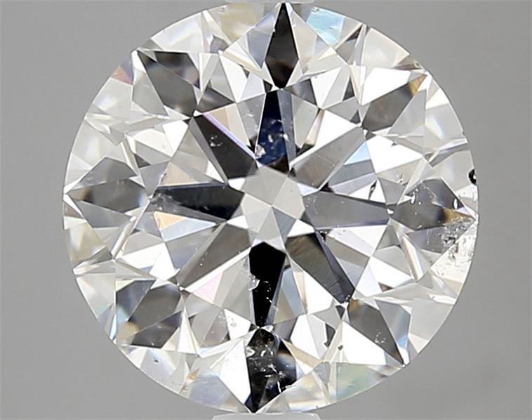 3.32ct D SI2 Rare Carat Ideal Cut Round Diamond